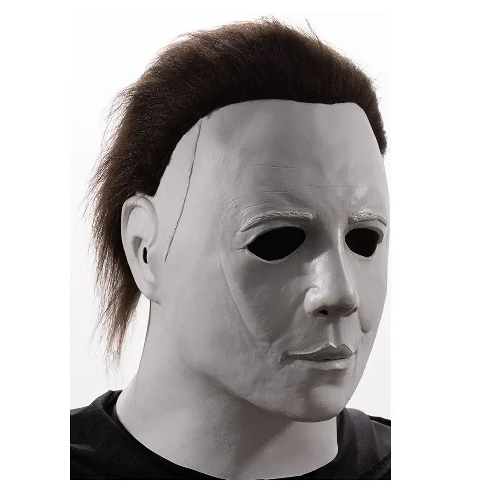 Halloween Mask Cosplay Horror Bloody Killer Demon Latex Helmet Carnival Masquerade Party Props Realistic Headgear
