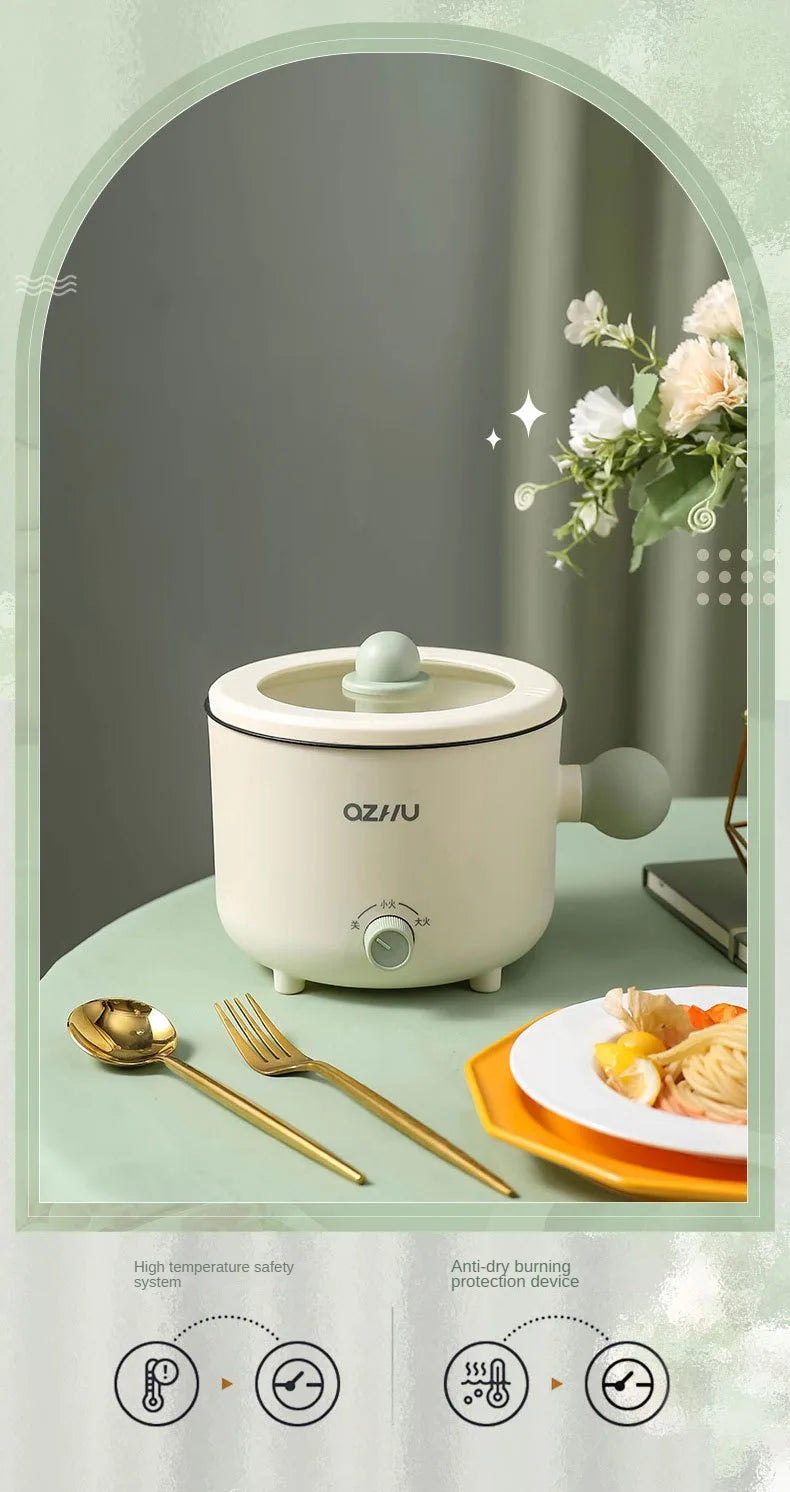 Mini Pot for Baby Electric Rice Pot Multicooker Hotpot Stew Heating Pan Noodles Eggs Soup Porridge Steamer Rice Cookers
