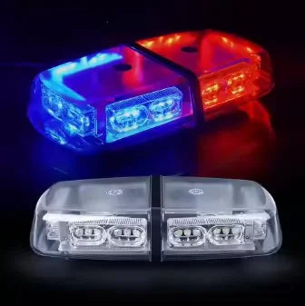 12V 60W LED Car Emergenecy Warning Flashing Lights Super Bright Amber Hazard Magnetic Beacon Lights Traffic Safety Alarm Sign