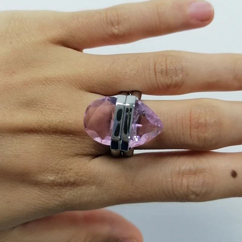 Rings Sales Trend Luxury Brand High Quality Jewelry Original Shiny Christmas Birthday Cocktail Party Engagement Gift for Women