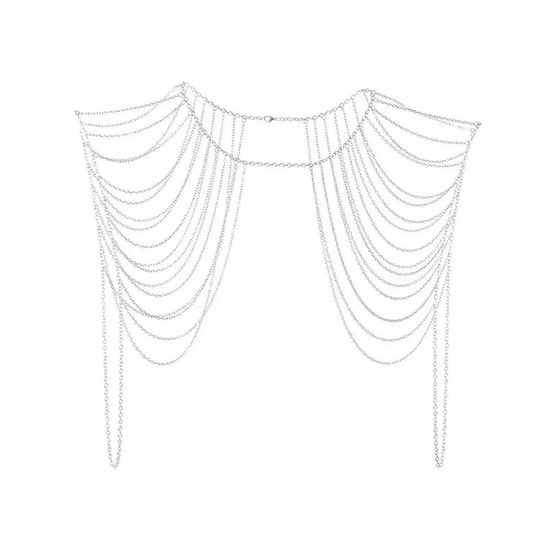 1pcs Jewelry Bust Chain Bikini Belly Chain Female Waist Chain Beach Body Chain Choker Necklace Jewelry For Women