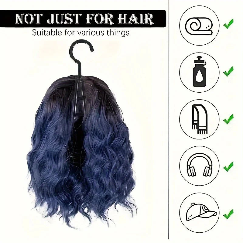 10PCS/3PCS/6PCS/1PCS Hair Extension Storage Bag with Hanger Transparent Wig Organizer Dustproof Holder for Hair Pieces