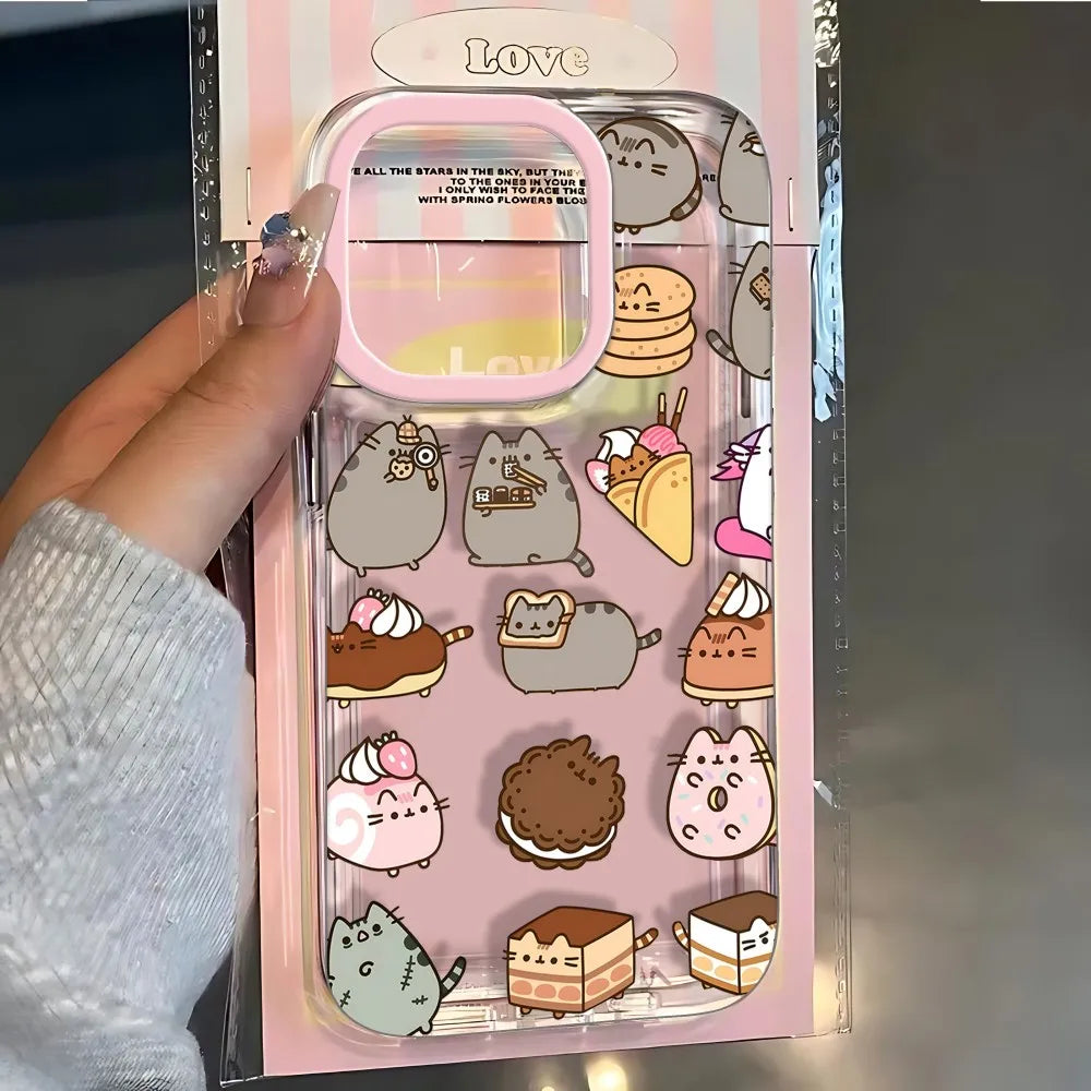 P-Pusheens Cat Phone Case for Xiaomi Mi 15T 15 14 13 12 11 10 10T 14T Poco M7 X6 F7 F5 F4 X7 X4 NFC Lite GT Pro Ultra 4G 5G