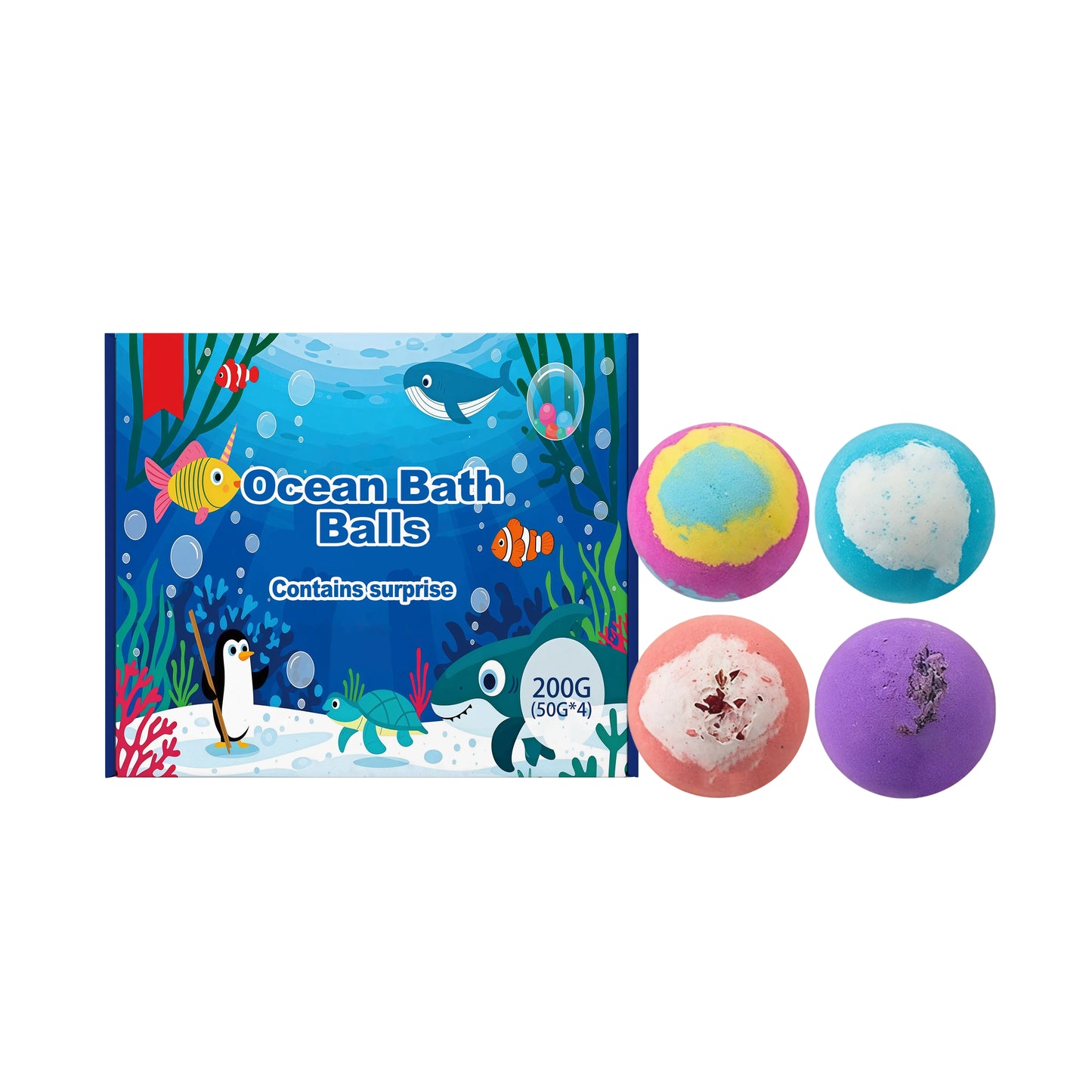 12pcs Organic Bath Bombs Set with Surprise Toys Inside Essential Oi Moisturizing Skin Care Relaxing Bathtime Gift for Boys Girls