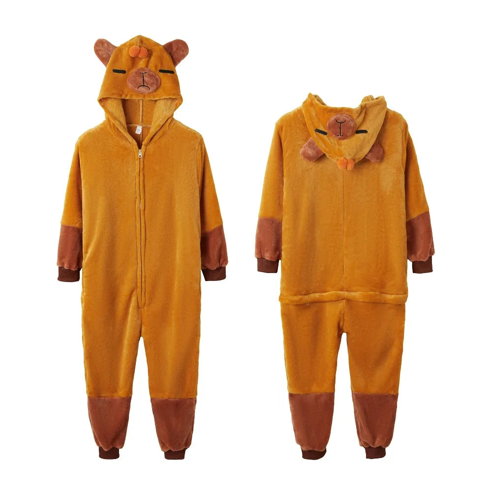 4 6 8 10 12 Years Girls Black Cat Jumpsuits Unicorn Pajamas Kigurumi Toddler Kids Hooded Flannel Home Wear Children Onesie