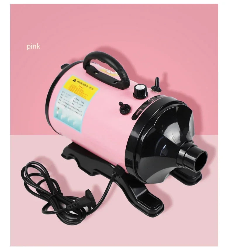 Dogs Hair Dryer Cat Grooming Water Blower Motor Warm Wind Adjustable Blow-Dryer Professional Warm Wind Secador Hot Wind Heater