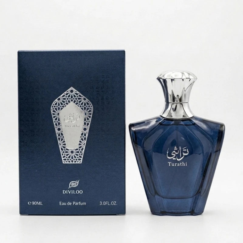 Luxury Arabian Perfume Classic Woody Cologne Jasmine Lemon Amber Scent Long-lasting Fragrance Unisex Eau De Toilette