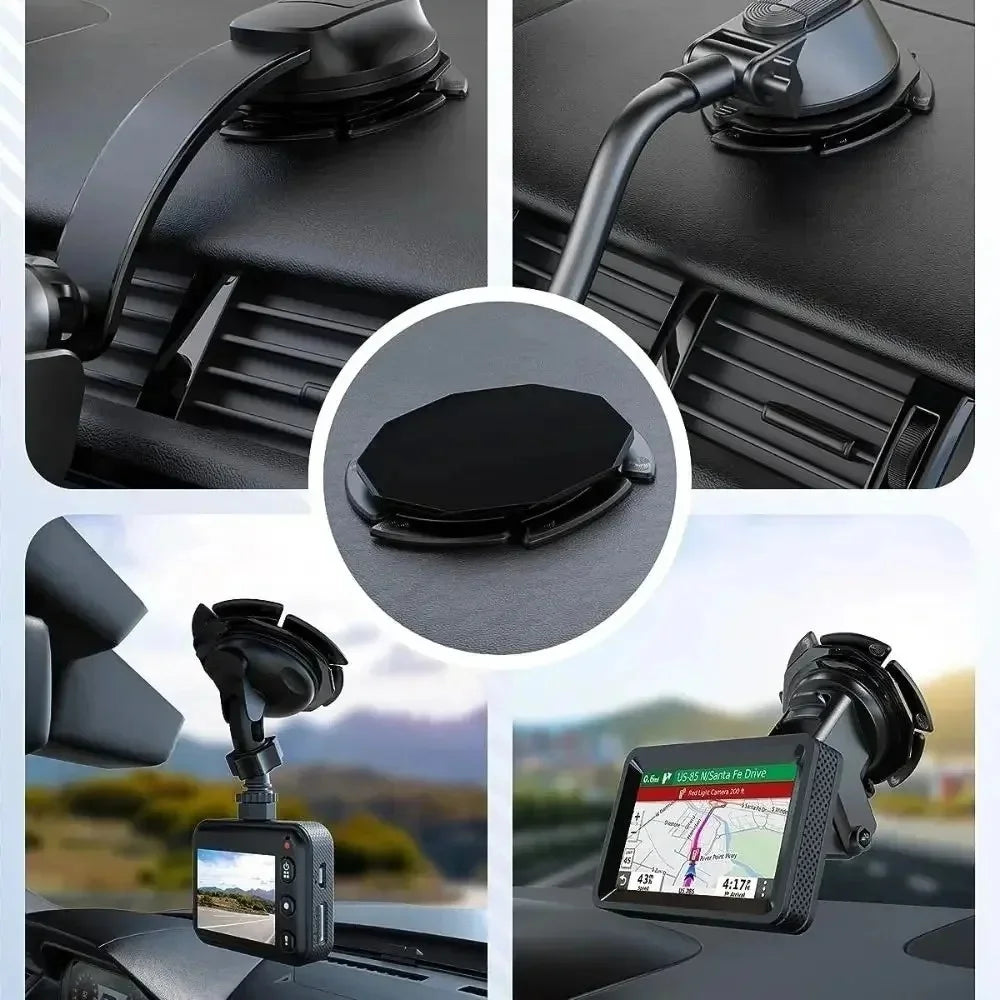 Universal Suction Cup Phone Holder Mount Base Pad Adhesive Disk for Car Dashboard Windshield Curved Surface Cellphone Stand