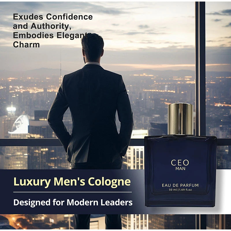 Luxury Charming CEO Perfume Spray,Men Eau De Parfum Mist,Floral Fruity Women Date Scent,Vanilla/Sandalwood/Lemon/Amber Fragrance