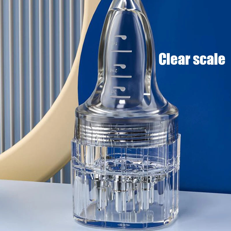 Six Needles Scalp Applicator Liquid Comb Hair Roots Medicine Comb Hair For Hair Growth Serum Oil Nourish Guiding Massager