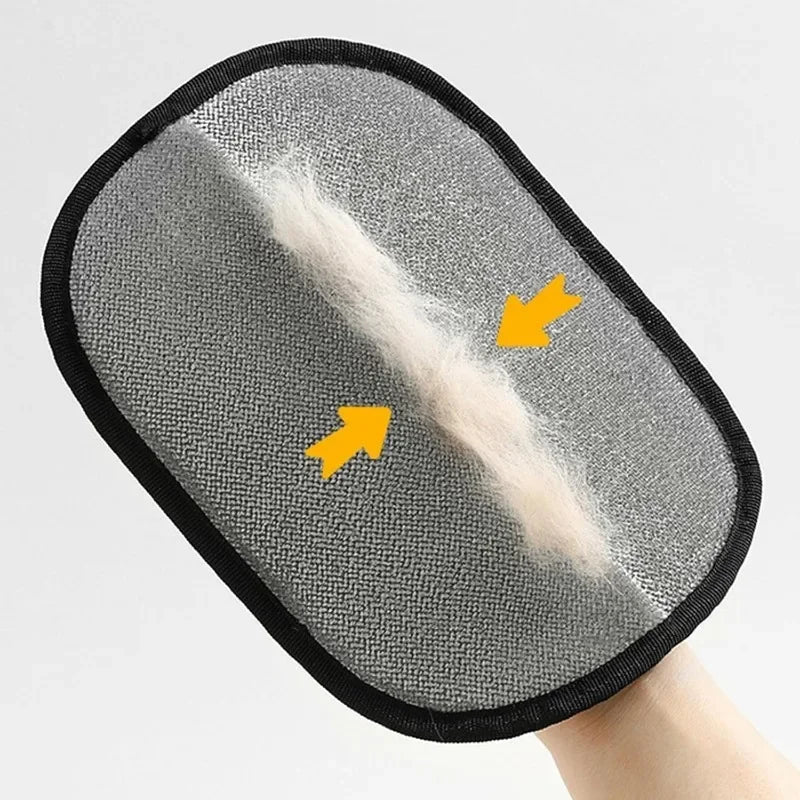 Pet Grooming Cat Hair Removal Glove for Clothes Bed Mat Sofa Pet Hair Remover Glove Pet Massage Cleaning Deshedding Glove