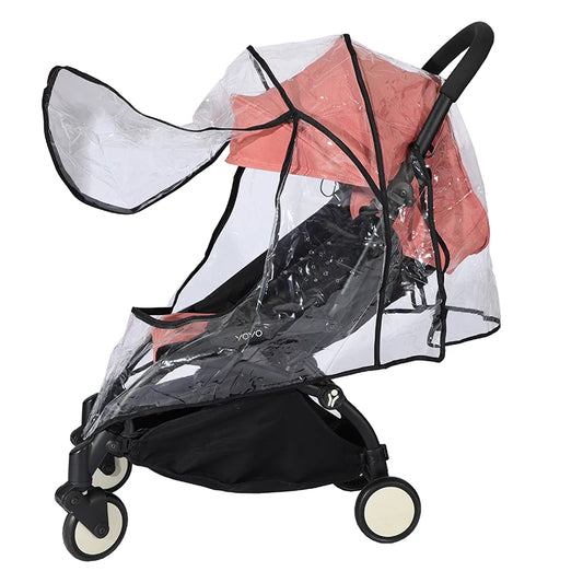 Stroller Rain Cover Universal EVA Full Cover Raincoat Fit Yoyo Cybex YOYA Plus Wind Dust Shield Pram Strollers Accessories