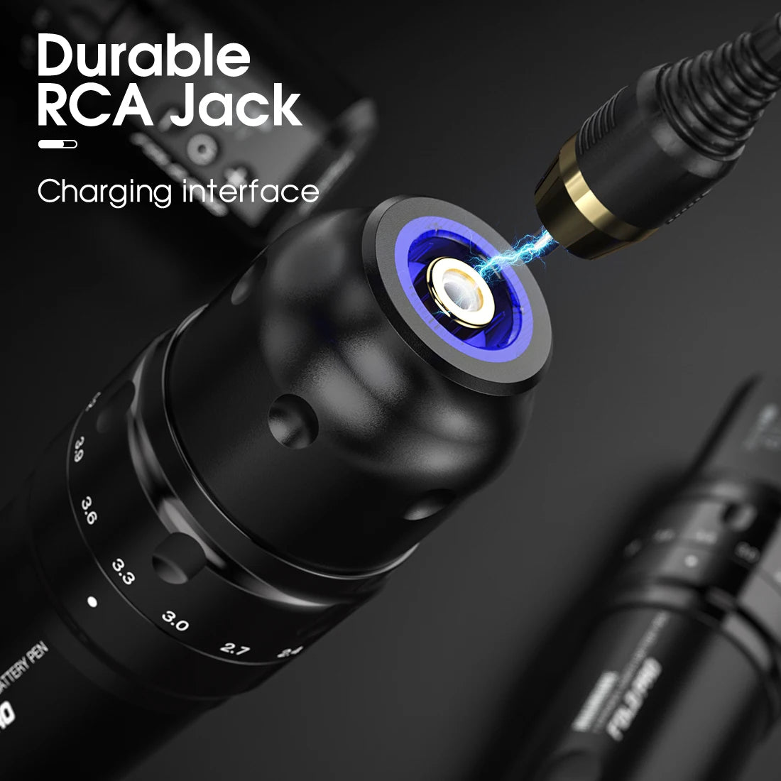 Dragonhawk Fold Pro Wireless Tattoo Machine Adjustable 7 Strokes Power By Mcore-c2 Low Vibration Silent Stable for Beginners