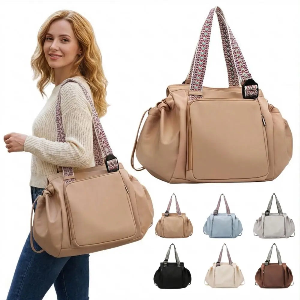 Multifunctional Travel Storage Bag Lightweight Large Capacity Women's Backpack Oxford Cloth Waterproof Tote Bag