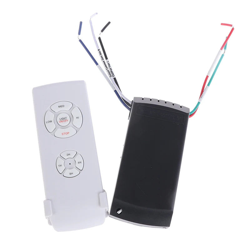 3Pcs/Set 110-240V Universal Ceiling Fan Lamp Speed Remote Control Kit Timing Wireless