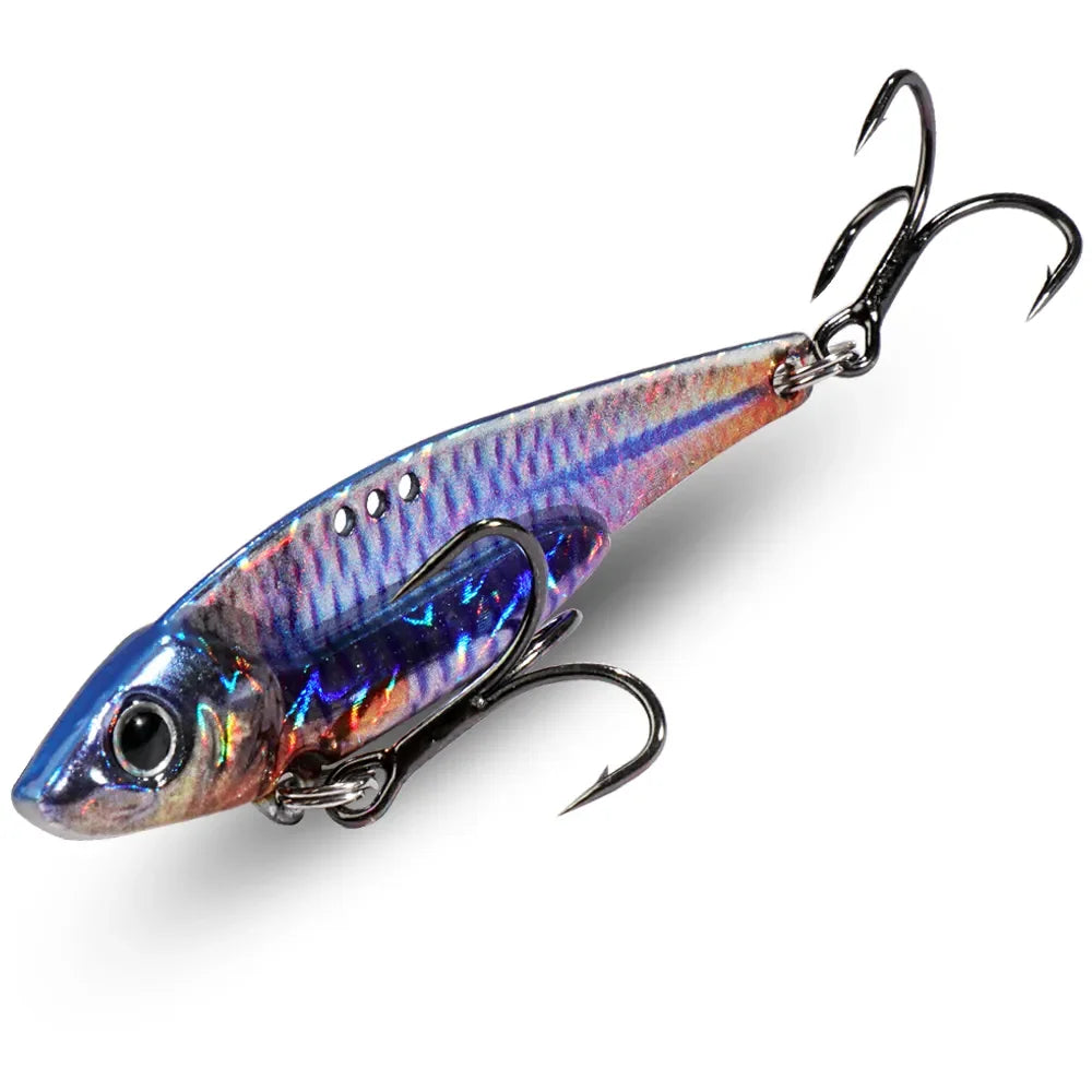 Spinner Spoon Metal Jig Bait 7.5g 10g 16g 20g VIB Sinking Blade Spinning Treble Hook Spinnerbait Pesca Tackle Sea Fishing Lure