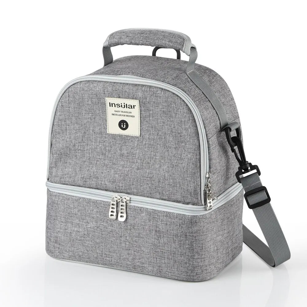 Mummy Diaper Backpack Baby Milk Food Storage Thermal Bags Warmer with Feeding Bottle Thermal Keeps Drinks Cool Travel Backpack