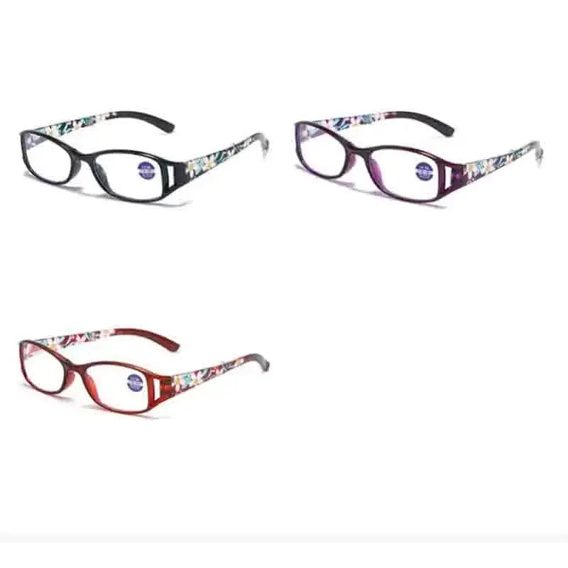 New Folding Reading Glasses Women Men Anti-Blue Light Portable Magnifying Presbyopia Eyewear +100+400 Eyeglasses