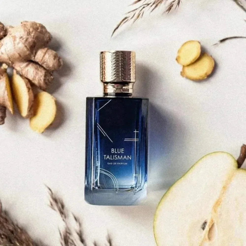 Mystique of The Blue Talisman 100ml Luxury Unisex Perfume Enchanting Woody Floral Scent with Pheromones, Long Lasting Cologne
