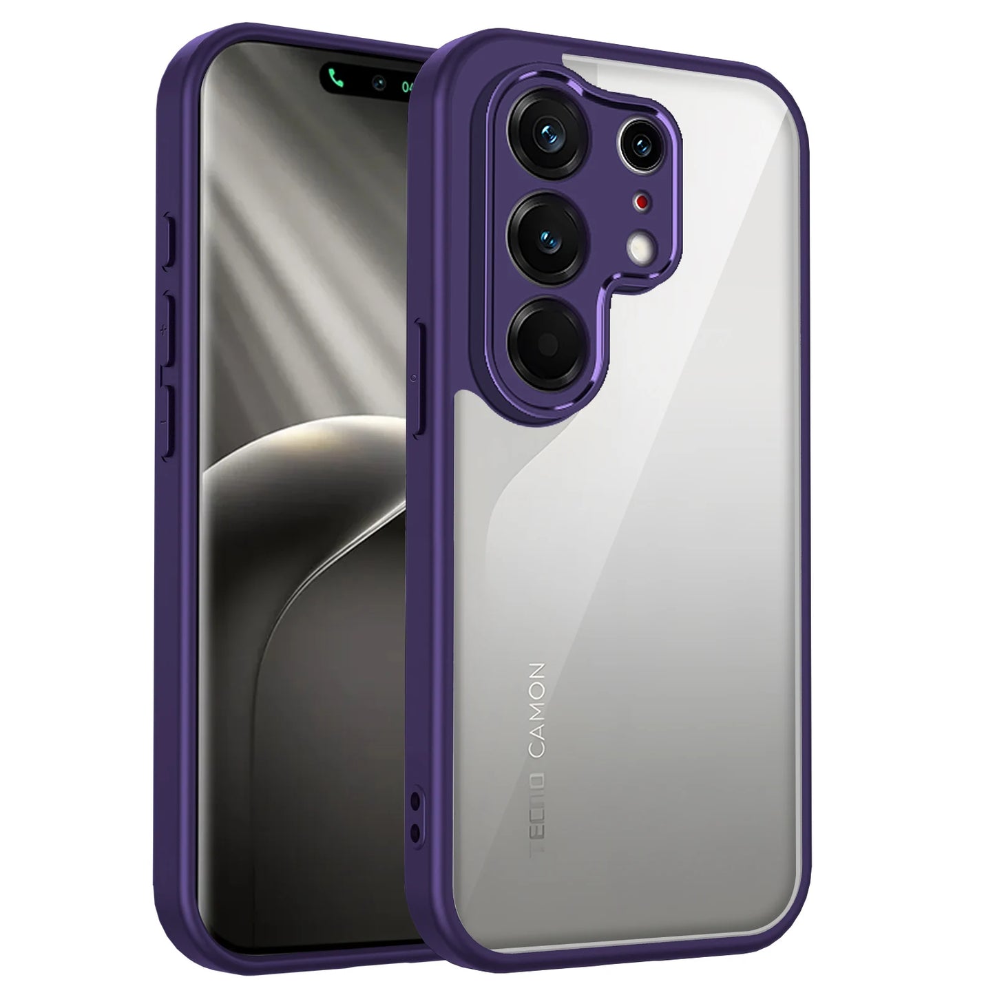 For Tecno Camon 50 Ultra Air Cushion Silicon Bumper Clear Matte Back Cover Hard Case Tecno Camon 50 Pro Coques Tecno Camon 50