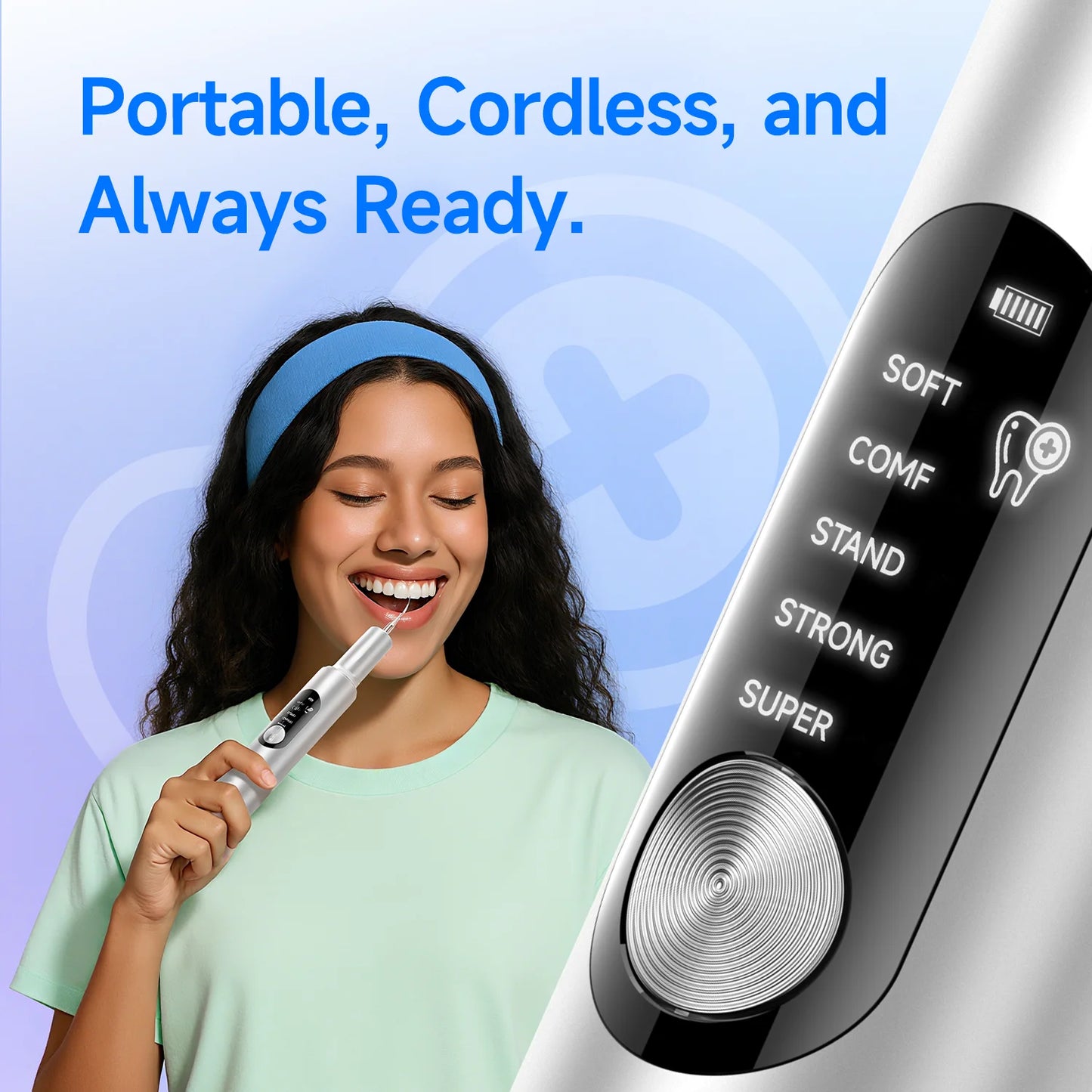 Electric Ultrasonic Dental Scaler 5 Smart Modes T11 Dental Tarter Calculus Cleaning Plaque Tooth Stains Remover Teeth Whitening
