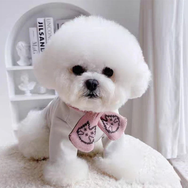 Solid Pet Fleece Dog Hoodies High Collar Dog Clothes Autumn Winter Puppy Warm Clothes Plush Dog Undershirt Chihuahua Cat Shirts