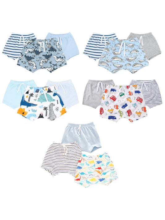 3pcs/set of random baby shorts, spring and autumn children's clothing shorts, pure cotton children's accessories