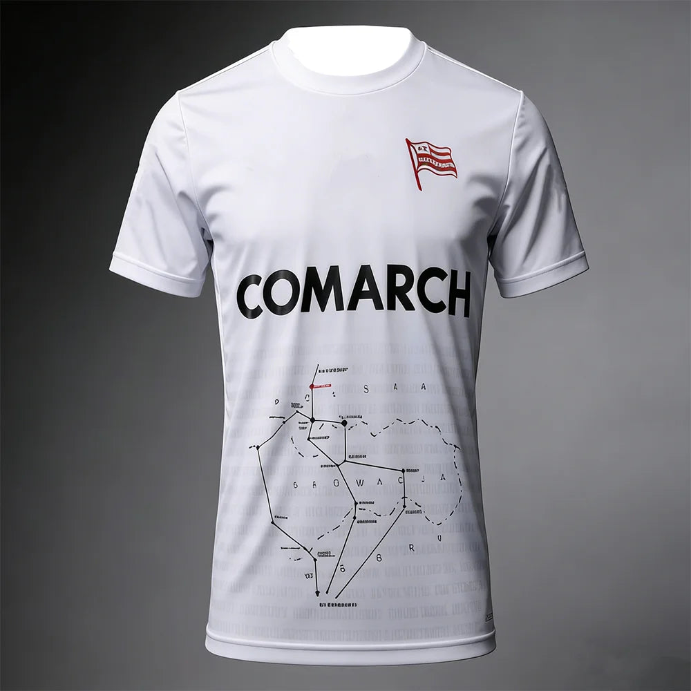2026 Cracovia Team Uniform Polish League Fan Version Short Sleeved Breathable Quick Drying Sports T-Shirt New Arrival