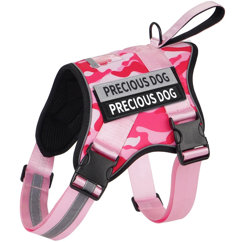 Dog Harness Reflective Breathable and Adjustable No-Pull Dog Vest Harness for Small Medium Large Dogs