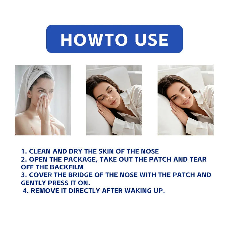 20/40/120/210PCS Nasal Strips Breathing Nose Patches for Adults and Child Better Sleeping Non-Invasive Anti Snoring Nose Breathe