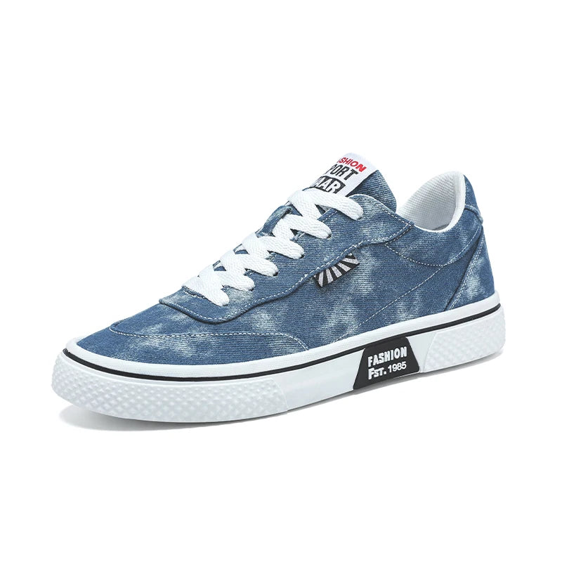 Men's canvas shoes large size fashion casual sports shoes men's platform light breathable men's outdoor running shoes