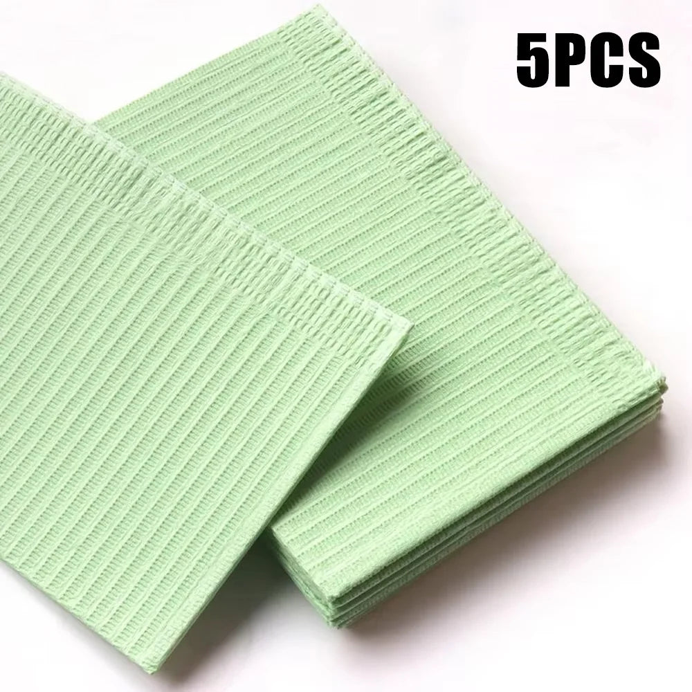 250/125/50/5pcs Black Tattoo Bibs Cleaning Wipes Pad Disposable Dental Tattoo Waterproof Sheets Paper Tattoo Accessories