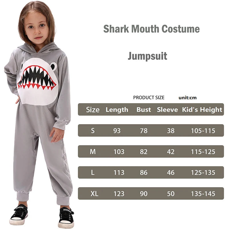 Unisex Boys Girls Jumpsuit Animal Halloween Costumes Bodysuit Kids Purim Party Fancy Dress Up Clothing Set