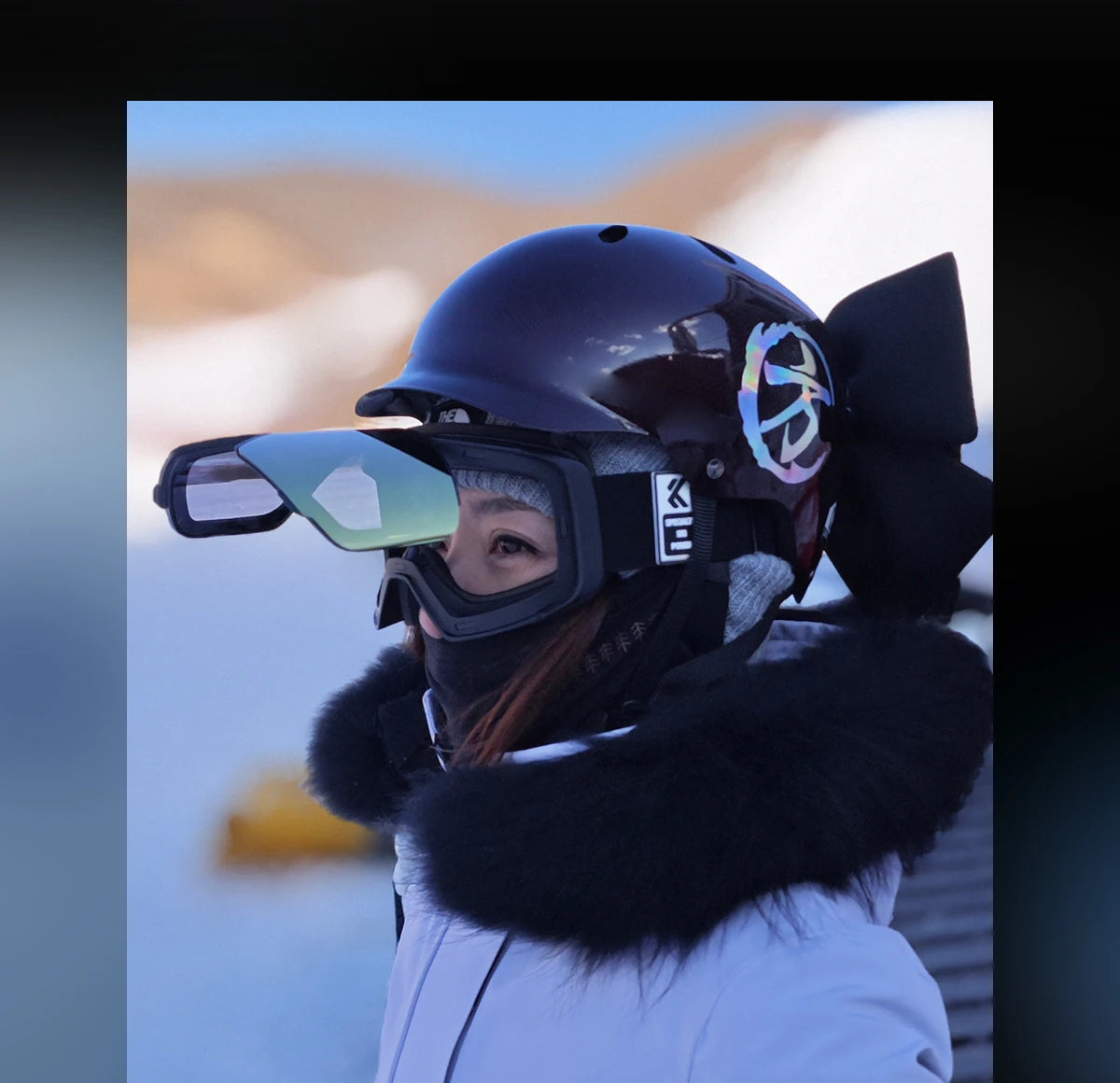 Kapvoe 2026 Skiing Eyewear Flip Ski Goggles Photochromic Snow Goggles Men Snowboard Mask Protection Glasses Snowmobile Winter