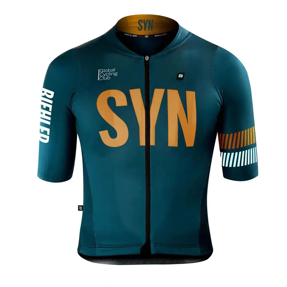 SYN Summer cycling clothes men's jerseys road cycling short sleeved sets bibs quick drying clothes breathable cycling shirt