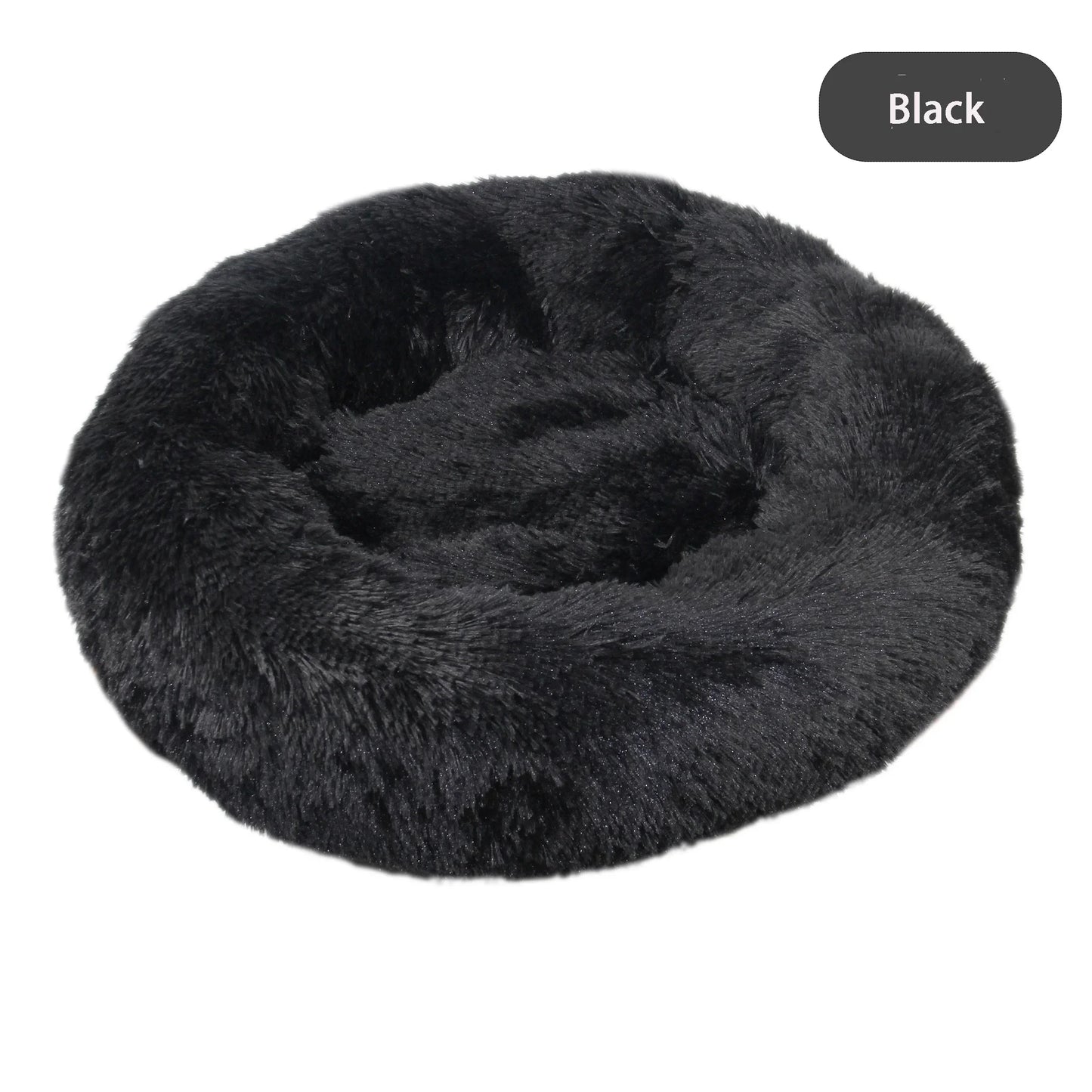 Round Dog Bed Long Plush Pet Kennel Washable Cat House Soft Cotton Mats Sofa For Small Large Dog Chihuahua Dog Basket Pet Bed