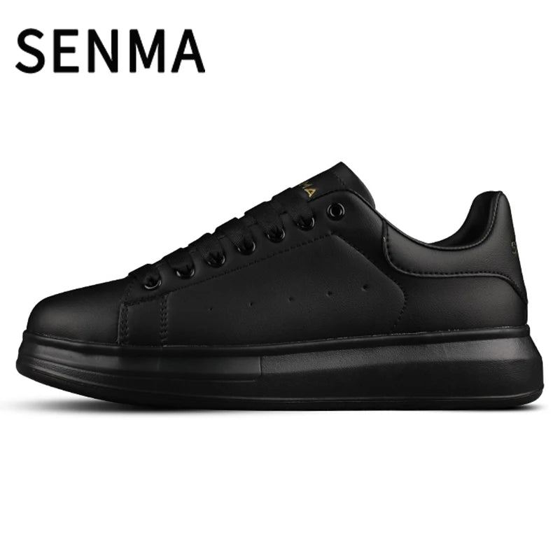 SENMA Luxury Design Sneakers For Men 2025 White Board-shoe Soft Women Walking Shoes Running Shoes Couples Sneakers Tennis shoes
