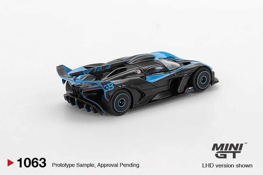 MINIGT 1:64 Bugatti Bolide Presentation Alloy Diecast Car Model Collection
