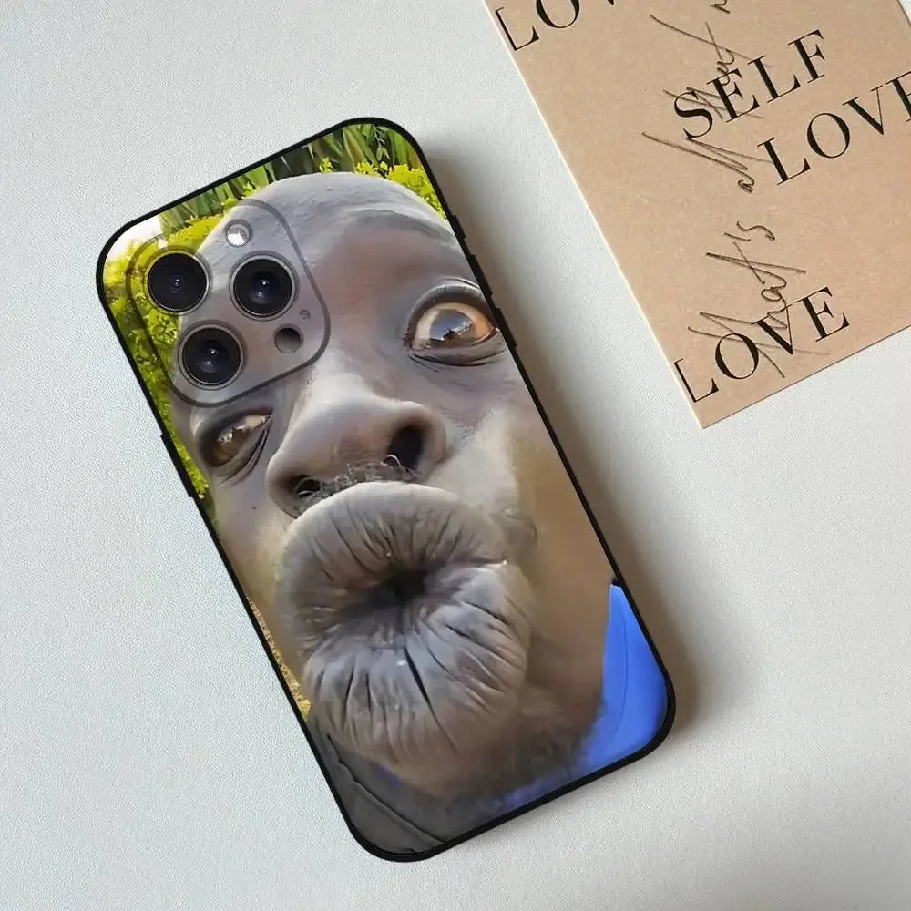 Funny Ugly Man Soft Phone Case For iPhone 17 16 15 14 13 12 11 Pro Max Plus Mini SE Air 16e Silicone Cover Shell Fundas Skin