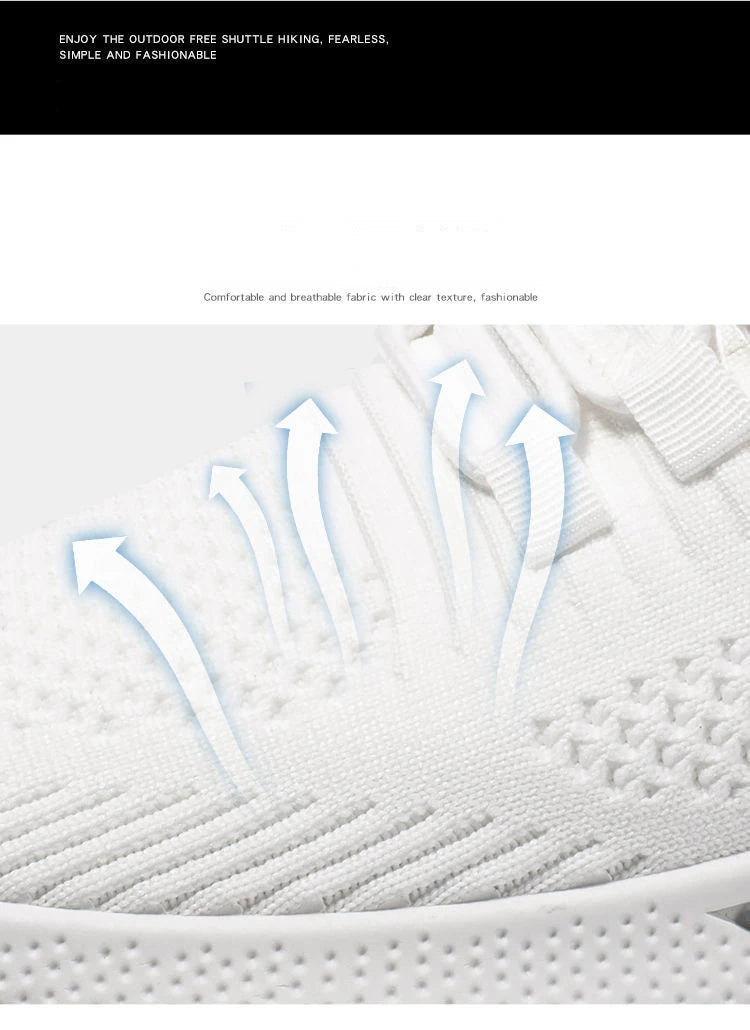 Men Casual Running Shoes Breathable Outdoor Sport Shoes Men Lightweight Facial Elastic Soft Bottom Casual Shoe Training Footwear