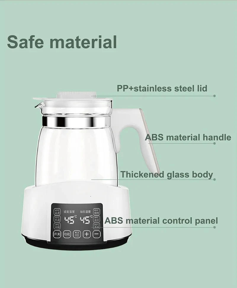 1.3L Electric Kettle Baby Thermostat Milk Warmer Home 24h Hot Water Kettle Multifunctional Glass Health Pot Teapot Kitchen Tools