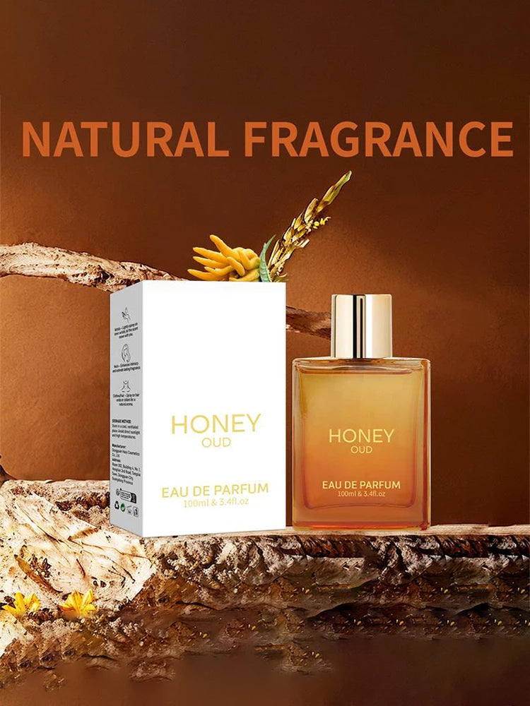 Honey Oud Rose Gourmet Scent Perfume,Women Sweet Warm Eau De Toilette,Lemon/Blackcurrant/Sandalwood/Vanilla Light Fragrance Mist