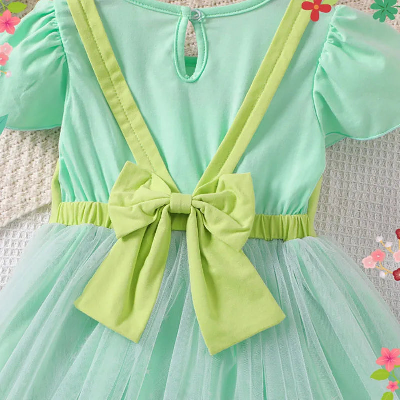 Halloween Lolita Dress Blue And White Poker Elements Princess Dress Bow Apron Baby Girls Dress Birthday Party Cosplay Costume