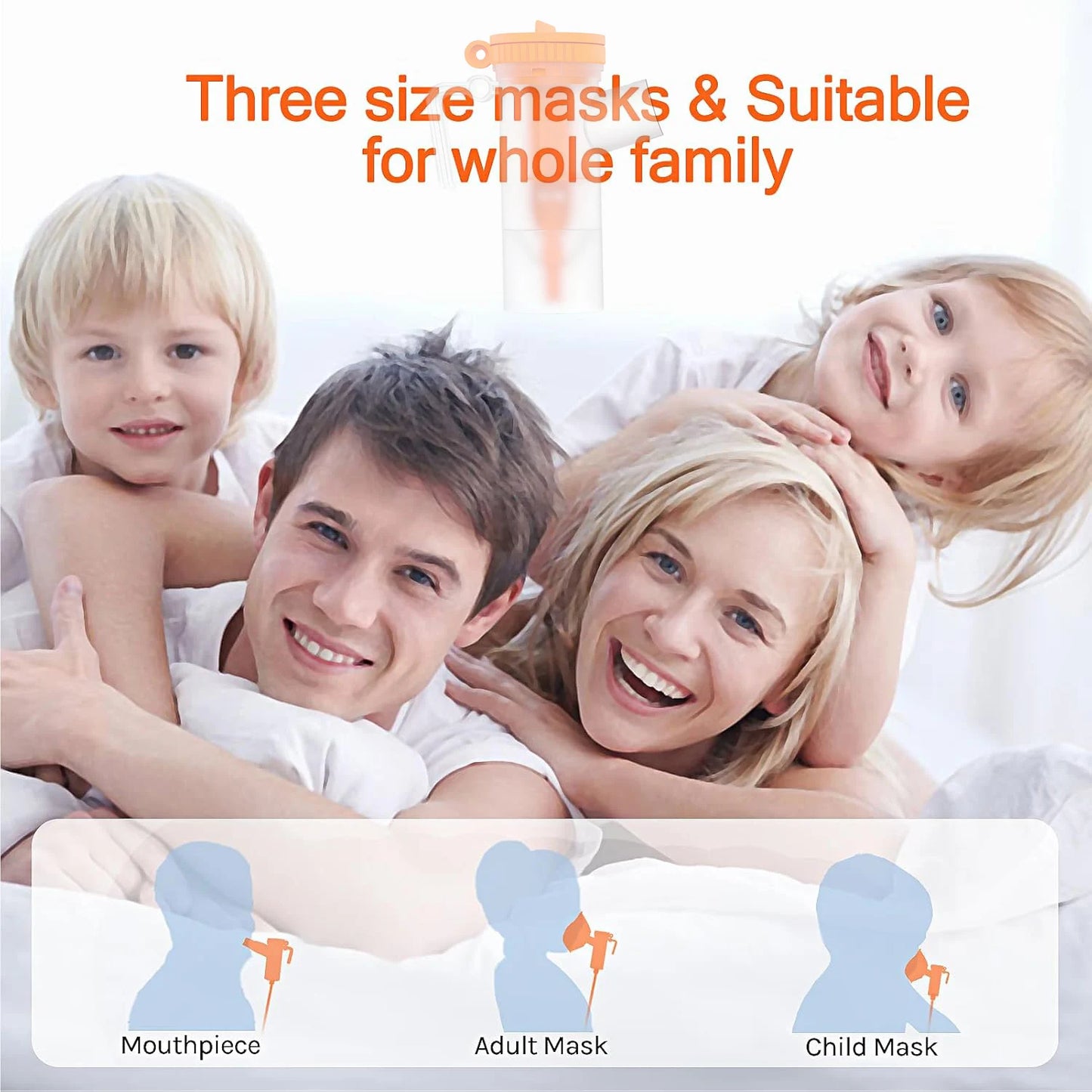 Air Compression Atomizer For Adults and Children Hand-held Medical Cough and Asthma Nebulizer Inhaler Humidifier Sprayer