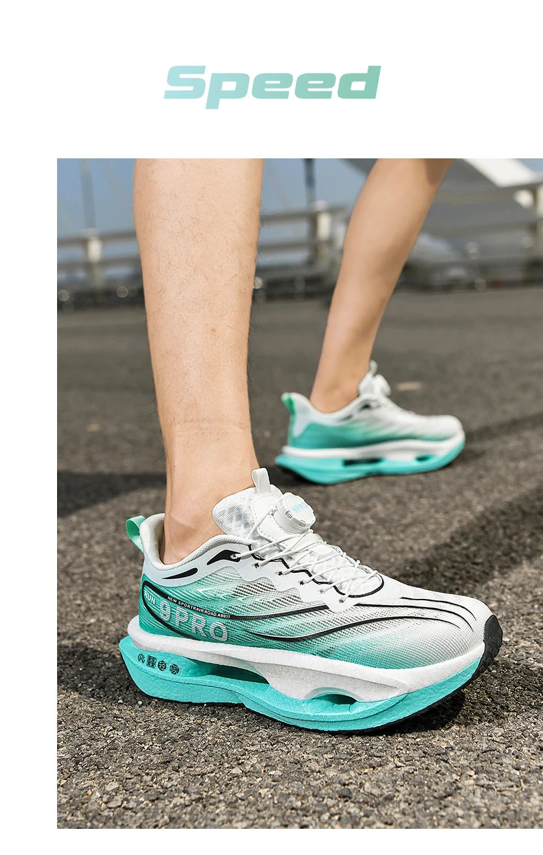 Running Shoes Men Training Speciality Marathon Sports Breathable Lightweight Women's Comfortable Nonskid Leisure Sneakers