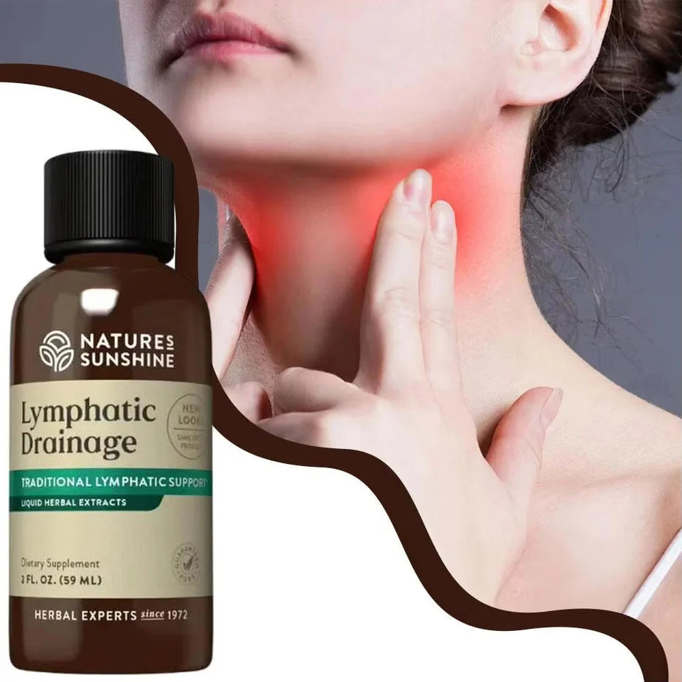 59 ML Lymphatic Drainage Supplement - Support Liquid Herbal Extracts Immune Support, Cleanse & Detox