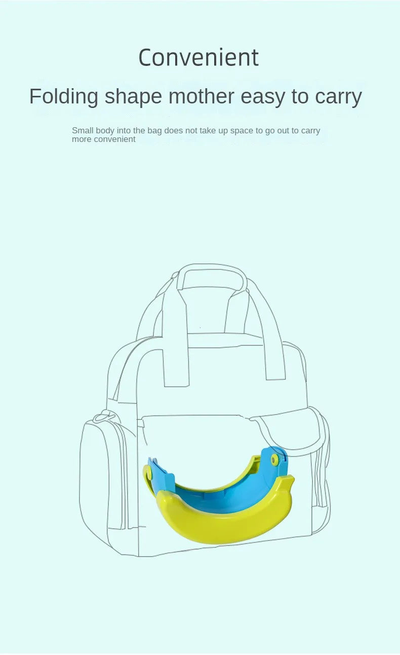 New Children's Foldable Potty Training Seat Easy To Clean Toilet Seat Boys and Girls Birthday Gift Portable Travel Baby Potty