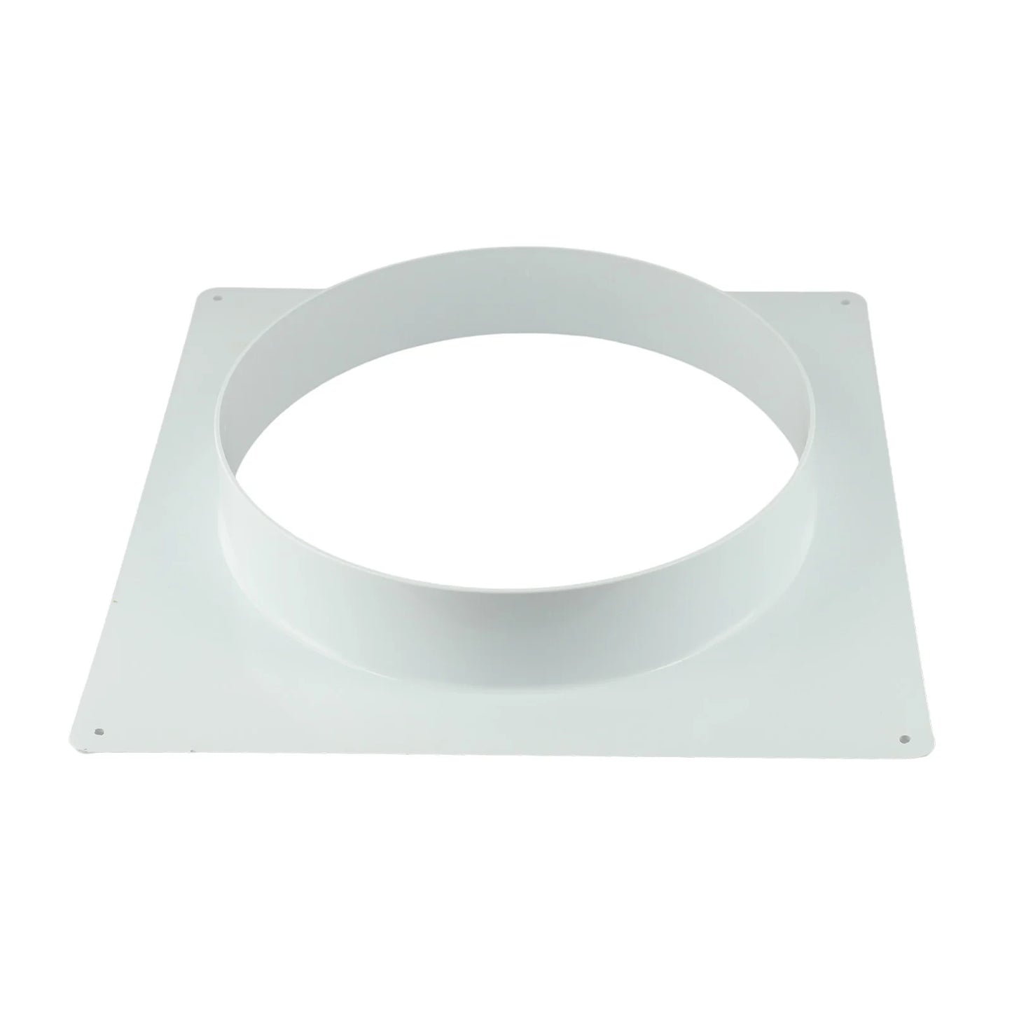 1pc Exhaust Pipe Straight Pipe 100-300MM ABS Air Duct Connectors Flange Ventilation Ducting Replaceable Accessories White