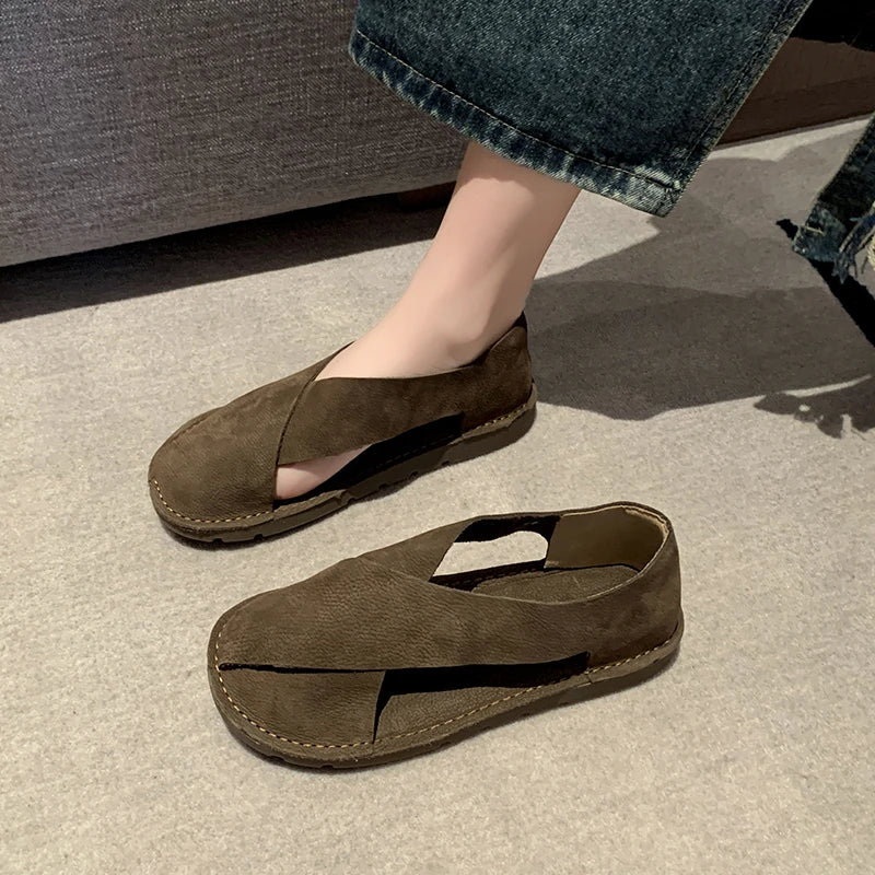 New Women Shoes Sandals Flat Low Heel Sneakers Casual Gladiator Barefoot Loafers Slip-on Summer Spring Comfortable on Promotion