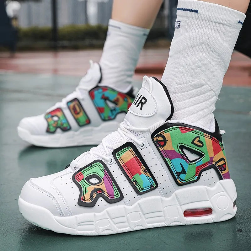 New Sports Shoes for Sneakers Women Fitness Sport Leather Casual Basketball Shoes Men Breathable Running Couple Shoes